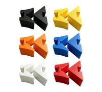 Jeu d ' adaptateurs de serrage d ' angle | Blocs de positionnement pour le travail du bois, 12 pièces, avec fente triangulaire pour l ' assemblage de panneaux