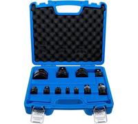 Jeu d Adaptateurs et Têtes Sphériques à Choc 6,3 mm - 25 mm - 11 pcs - Polyvalence et Robustesse - D-Work