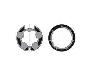 Jeu d’adaptation SOMFY pour moteur Ø50 - Tube DEPRAT 62 mm