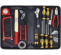 Jeu d Outils 23 pcs - Coffret Compact 23 pcs - Polyvalent et Pratique, Acier, Pro - D-Work