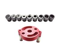 Jeu d ' outils de positionnement de trous, gabarit de, Red | Outil de positionnement de trous polyvalent avec pieds de réglables pour le travail du bois, corps en