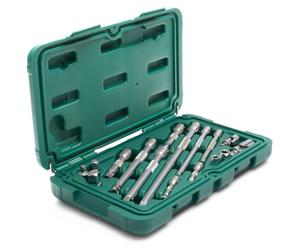 Jeu d'accessoires et de rallonges Sata 16 pièces 1/4", 3/8"