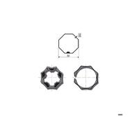 SOMFY - Jeu d'adaptation moteur pour LT 50 tube Selve Octo 50 somfy - 9410381