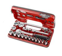 Jeu DBOX de douilles 1/2'' 6 pans métriques OGV-GRIP - FACOM - SL.DBOX1GRPPB