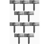 Jeu De 10 Ancrages Pour Bordures De Jardin En Aluminium Ultra Solide Bordure Jardin Bordure Jardin Metal Multicolore