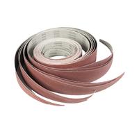 Jeu de bandes abrasives - 10 pièces mélangées - longueur : 400 mm