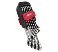 Jeu de 10 clés mixtes métriques sur support, 8 à 19 mm - KS TOOLS - 922.0050