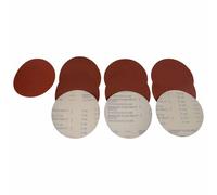 Jeu de 10 disques abrasifs velcro corindon 203mm gr 60/50/100/120
