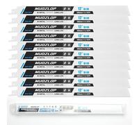 Jeu de 10 lames de scie sauteuse de 300 mm, 14/18 dents par pouce, bi-métallique, pour le travail des métaux