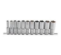 jeu de 11 douilles 6 pans bgs longues, profondes, 8 a 19 mm carre 3/8 - Bgs Technic G
