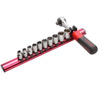 Jeu de 11 outils 1/4'' sur rack aimanté SAM OUTILLAGE - 73-RJ11R