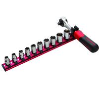 Jeu de 11 outils 3/8'' sur rack aimanté SAM OUTILLAGE - 74-J11R