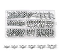 Jeu de 110 Écrou Papillon Kit, Écrous À Oreilles en Acier Inoxydable | M3 M4 M5 M6 M8 M10, écrous métalliques pour outils de bricolage et appareils électroniques