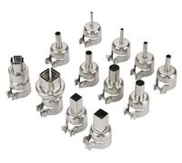 Jeu de 12 buses en acier pour pistolet thermique, compatible avec la station de soudure thermique 850