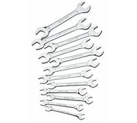 SAM Outillage – Jeu de 12 clés plates 10N-J12DP 6 à 29 mm