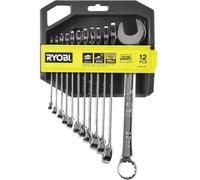 Jeu de 12 clés Ryobi, 8-22 mm, Angle de reprise 15°, Compatible Ryobi LINK