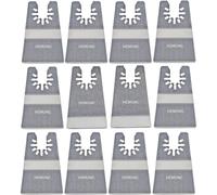 Jeu de 12 lames de scie et grattoirs multifonctions, largeur de 50 mm, en acier inoxydable, compatible avec les marques Bosch, Fein, Makita, Ryobi, Worx