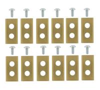 Jeu de 12 lames - Pour tondeuses robot LANDROID - Traitement titane - Remplace origine 81186, WA0176
