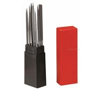 Facom AS.12LBP140T2A - 12 limes aiguilles - 140 mm - Boîtier rouge