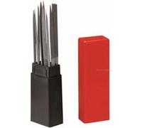 Jeu de 12 limes aiguilles T2 - 140 mm - FACOM - AS.12LBP140T2A rouge