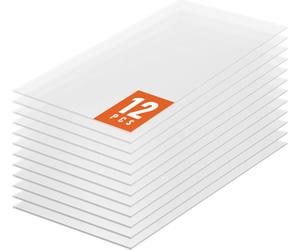 jeu de 12 plaques de serre - plaques alvéolaires 1210x605x6mm - couverture de jardin de haute qualité - résistant aux UV et durable