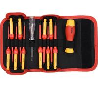 JEU DE 12 TOURNEVIS ISOLÉS + EMBOUTS VDE / YT-28290 / YATO