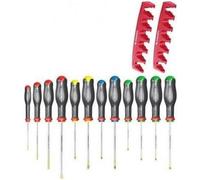 Jeu de 12 Tournevis PROTWIST FACOM, Rangement Inclus, Plats Phillips Pozidriv Torx, AT.J12R2PB