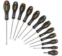 Jeu de 12 Tournevis - STANLEY FATMAX - FMHT65426-0 - Electricien + Mecanicien + Phillips + Pozidriv