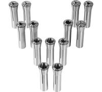 jeu de 13 pinces de précision R8 - 1/8''-7/8'' pouces (3,2-22,2 mm) - mandrin à pinces en acier allié 45# - 30 μm TIR - fraiseuses, perceuses, centres d'usinage