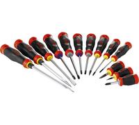 SAM Outillage – Jeu de 13 tournevis TJ13 – Fente, Phillips et Pozidriv