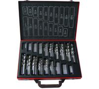 Jeu de 170 forets hélicoïdaux PRO HSS DIN338-G 1 à 10 mm par 0,5 mm MW-Tech DRGS0170