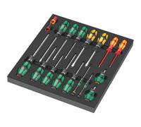 Jeu de 18 outils 9710 Insert en mousse jeu de tournevis 1 Wera - 05150101001