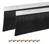 Jeu de 2 brosses pour joints, forme en H, aluminium, nylon, 1000 x 145 mm, couleur argent