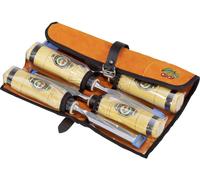 Carpenters chisel set 4 piece, in Velour leather case Kirschen 1958000