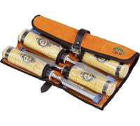 Jeu de 2 charpentiers 4 pièces, dans un sac en cuir velours Kirschen 1958000