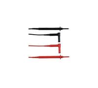 Jeu de 2 cordons PVC 1.5m à pointe Rouge/Noir Cat4 CHAUVIN ARNOUX P01295456Z