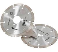 Jeu de 2 disques diamant pour scie circulaire - Ø 125 mm - alésage 22,23 mm