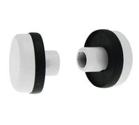Jeu de 2 embouts pour poignée DIVA I II IV finition laqué gris alu RAL9006 - LA CROISEE DS - DS6877-007