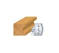 JEU DE 2 FERS PROFILES ACIER HT.40MM N°014-800.014 - LEMAN