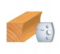 JEU DE 2 FERS PROFILES ACIER HT.40MM N°087-800.087 - LEMAN