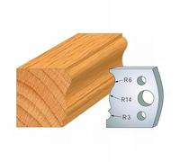 JEU DE 2 FERS PROFILES ACIER HT.40MM N°106