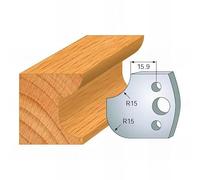 JEU DE 2 FERS PROFILES ACIER HT.40MM N°177