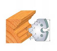 JEU DE 2 FERS PROFILES ACIER HT.50MM N°279