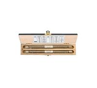 Bahco Jeu de limes doubles à fileter 1450D/2 - 2 pièces, avec tableau des filetages (1 pièce)