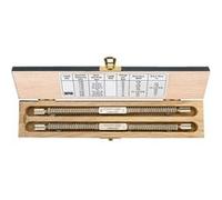 Jeu de 2 limes à fileter dans un coffret en bois 1450D/2 Bahco G