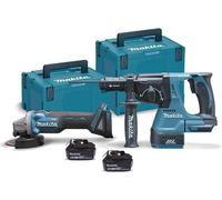 Jeu de 2 machines à batterie Makita DLX2125TJ1
