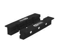 KS Tools - 914.0150F - Jeu de 2 mordaches à encoche pour étaux, L.150 mm