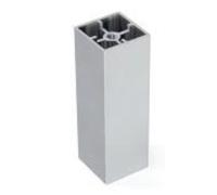 EMUCA 098798 - Set de 2 pieds de meuble carrés aluminium 25 mm