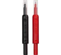 Jeu de 2 pointes de test IP2X CAT IV pour testeur de tension