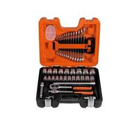 Jeu de 21 douilles 6 pans 1/2'' métrique et jeu de clés mixtes S400